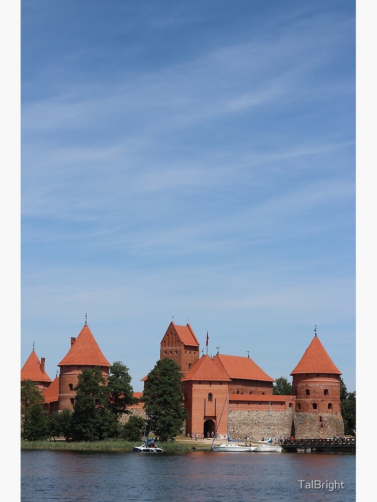 Thumbnail 3 of 3, Canvas Print, Trakai Castle, Lithuania designed and sold by TalBright.