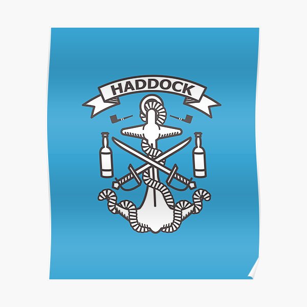 Haddock sailing the seas Poster