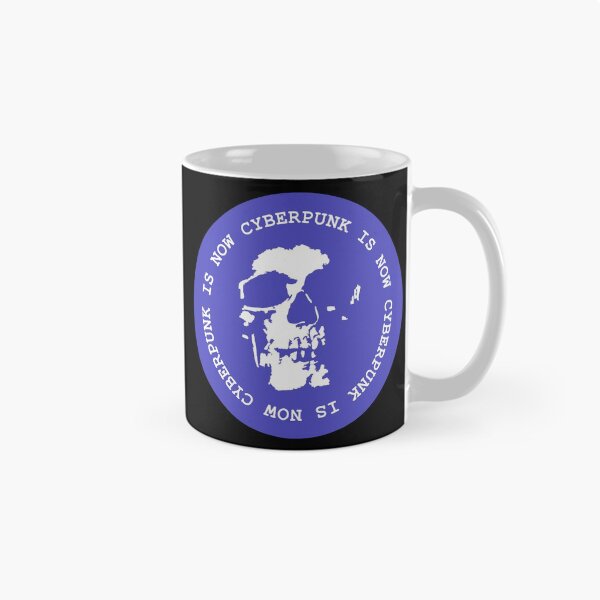 Item preview, Cyberpunk is now skull - Ultramarine Blue designed and sold by MOREDANKMEMES.