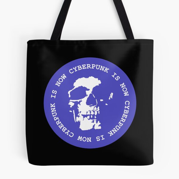 Item preview, Cyberpunk is now skull - Ultramarine Blue designed and sold by MOREDANKMEMES.