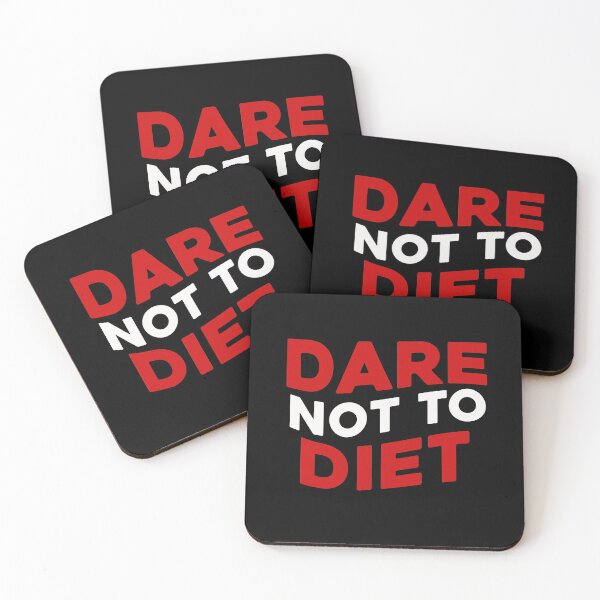 Item preview, Dare To Not Diet designed and sold by RainbowPandas.