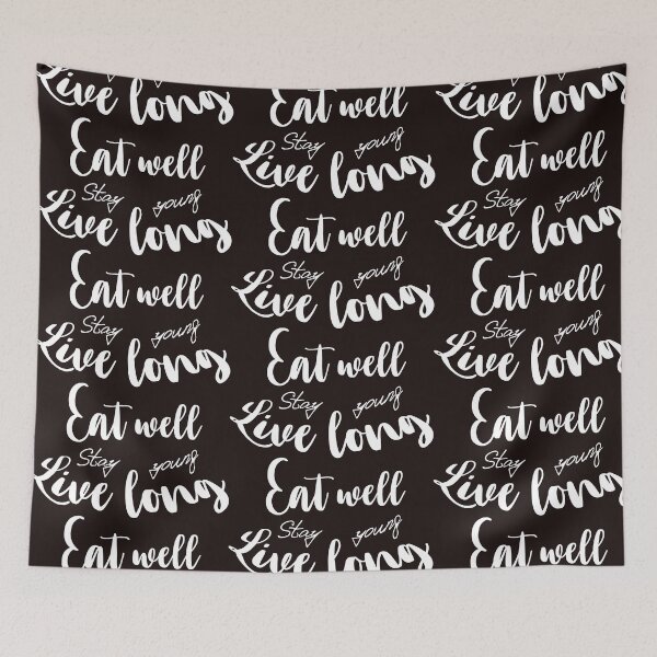 Item preview, Eat well,Stay young ,Live long designed and sold by morigirl.