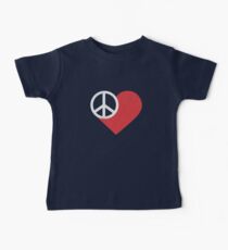 Peace & Love Baby T-Shirt