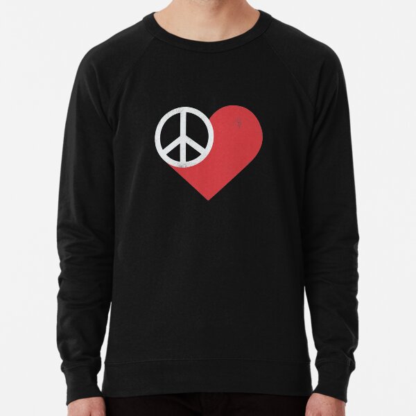 Peace & Love Lightweight Sweatshirt