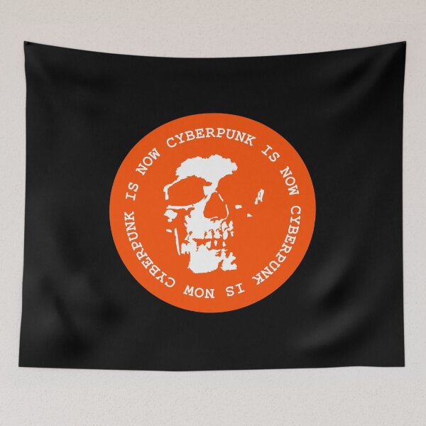 Item preview, Cyberpunk is now skull - Orange designed and sold by MOREDANKMEMES.