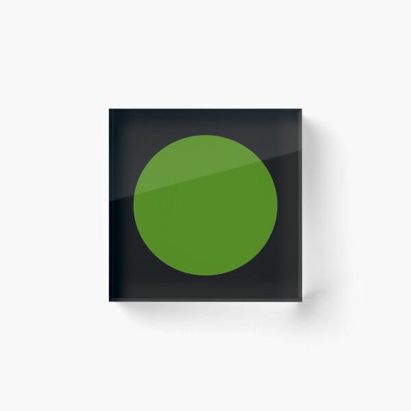 Item preview, Earth-Tone Lime Circle designed and sold by AzamiThorn.