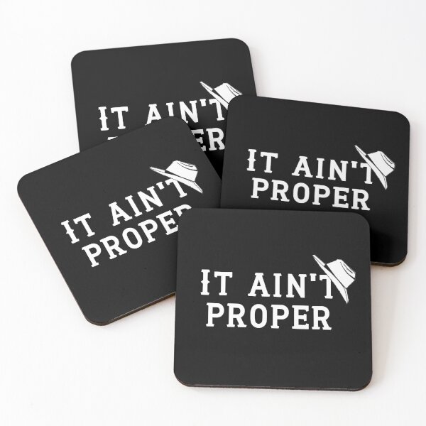 Item preview, It Ain't Proper - White Letters designed and sold by PurgArchSurvey.