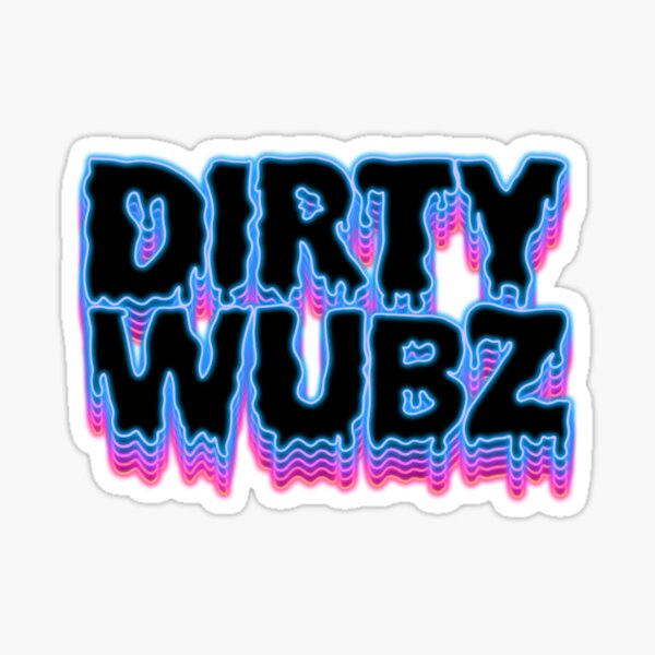 Item preview, DIRTY WUBZ (Blue Neon Sign) designed and sold by LAZRLZRD.