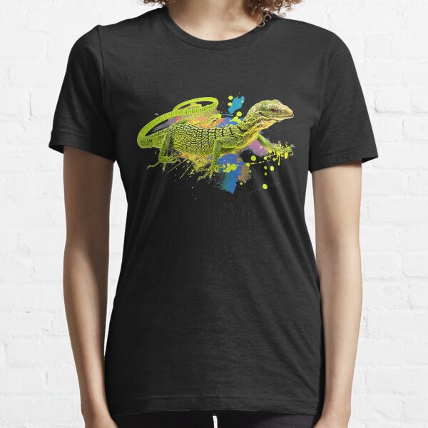 Green Tree Monitor Watercolor Essential T-Shirt