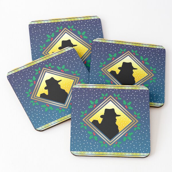 Cole Hawlings Arctic Blue Fresco Coasters (Set of 4)