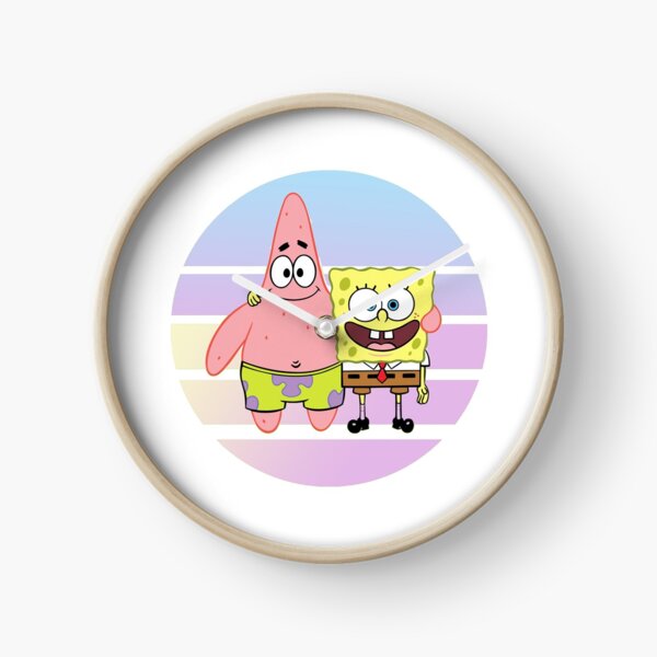 Spongebob and Patrick BFFS Clock