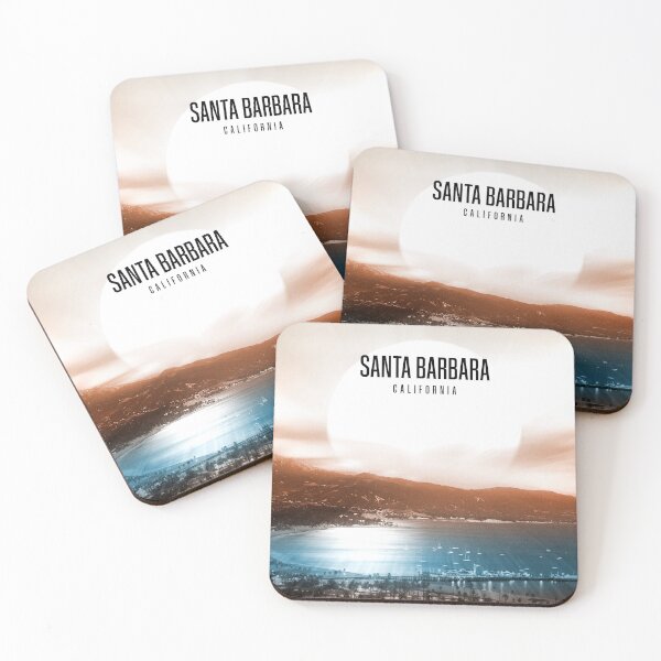 Item preview, Santa Barbara - California designed and sold by HomeLivingCo.