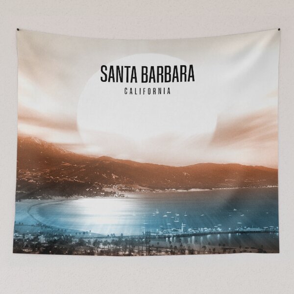 Item preview, Santa Barbara - California designed and sold by HomeLivingCo.