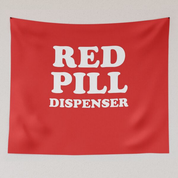 Item preview, Red Pill Dispenser designed and sold by Yipptee Shirts.