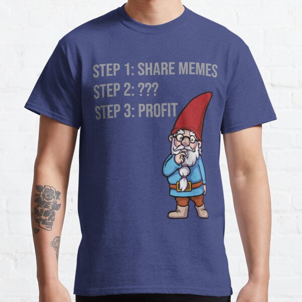Gnome Meme T Shirts Redbubble - keemstar gnome roblox roblox meme on meme