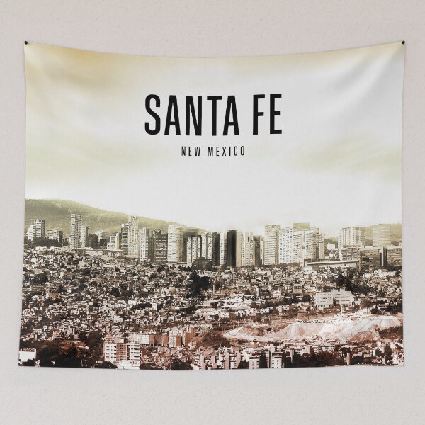 Item preview, Santa Fe - New Mexico designed and sold by HomeLivingCo.