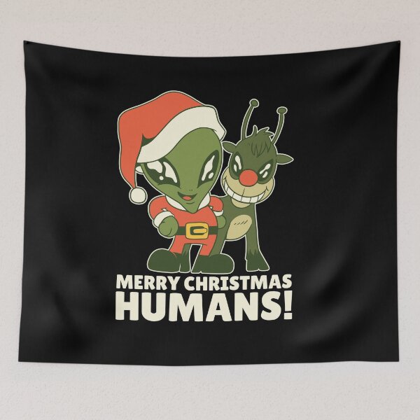 Artikelvorschau, Alien Rentier Weihnachten lustig Geschenk T shirt Pullover entworfen und verkauft von Timcito.