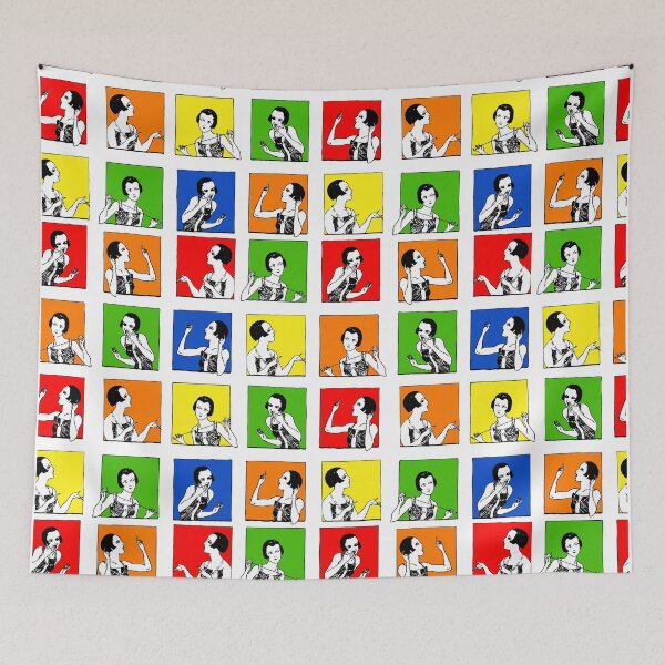 Item preview, pop art flappers designed and sold by B0red.