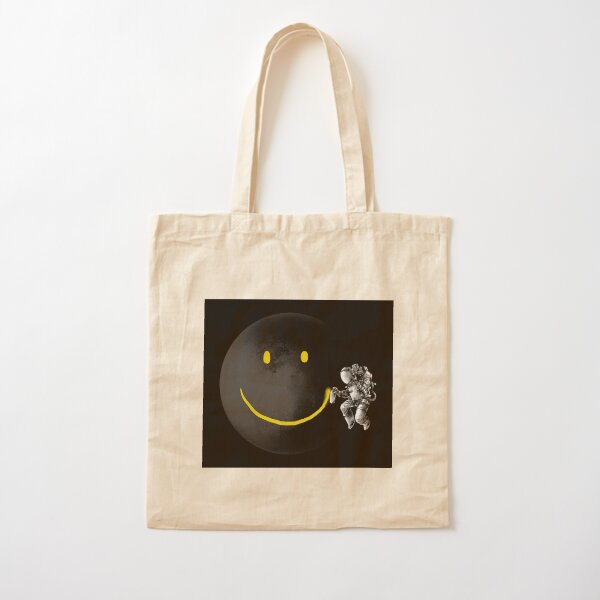 Make a Smile Cotton Tote Bag