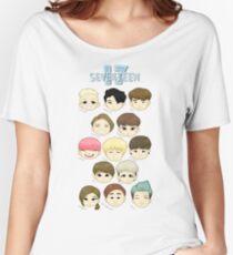 Camiseta ancha DIECISIETE cabezas Chibi