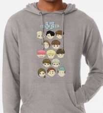SEVENTEEN Chibi Heads Lightweight Hoodie