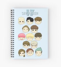 SEVENTEEN Chibi Heads Spiral Notebook
