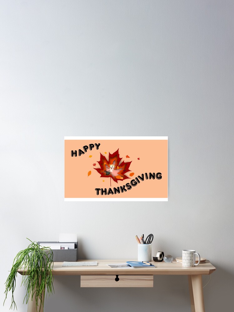 Thumbnail 2 of 3, Poster, Thanksgiving designed and sold by Inwook.