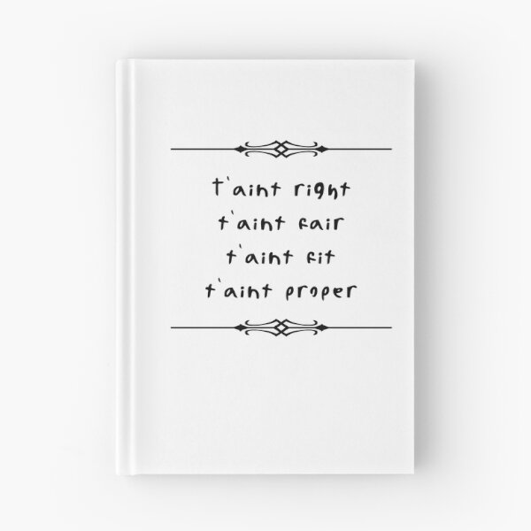 Item preview, t'aint right (black text) designed and sold by FandomsFriend.