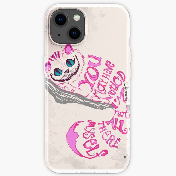 I'm not all there myself - Cheshire Cat iPhone Soft Case