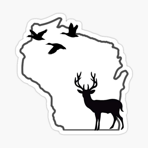 Wisconsin wildlife Sticker