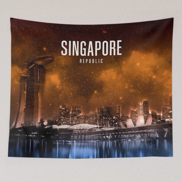 Aperçu de l'œuvre République de Singapour créée et vendue par HomeLivingCo.