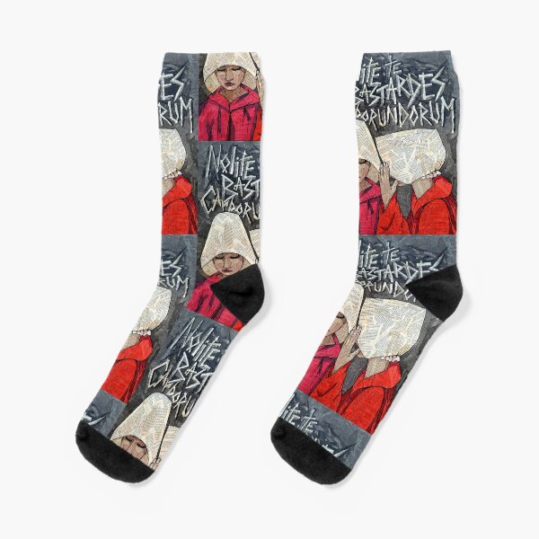 The Handmaids "Nolite te Bastardes Carborundorum" Socks