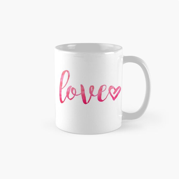Item preview, Pink Watercolor Love Heart Quote designed and sold by whimseydesigns.