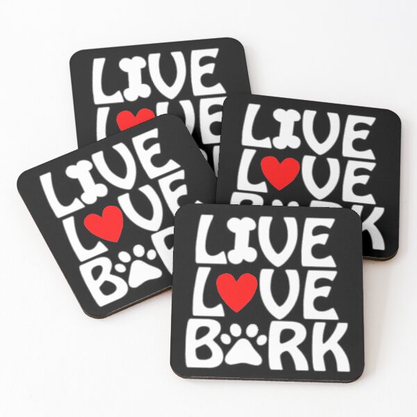Item preview, Live, Love, Bark Funny Loving Dog T-shirt  designed and sold by Dan4220.