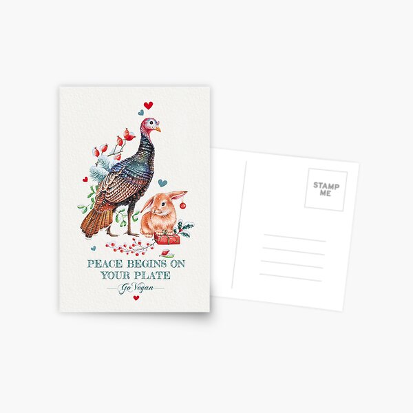 Peaceful Christmas by Maria Tiqwah Postcard