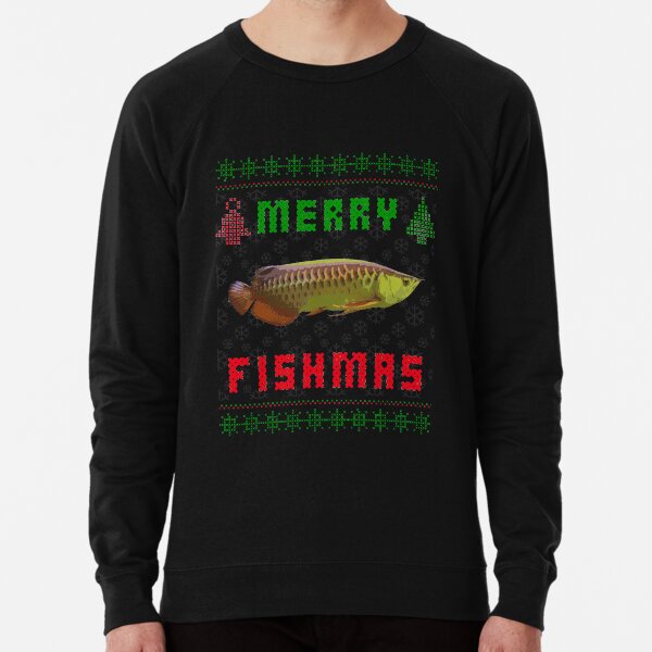 Red Belly Piranha Fish Keeper Christmas Sweater