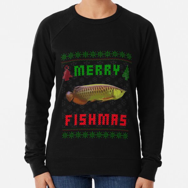 Fish Christmas Sweater Sweatshirts & Hoodies for Sale