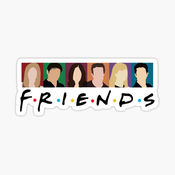 Friends Tv Show Stickers | Redbubble