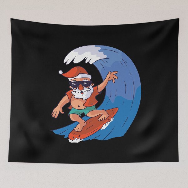 Item preview, Surfing Santa Claus Christmas X-mas Gift designed and sold by AaaleXX.