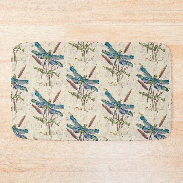 Item preview, Dragonfly and Cattails designed and sold by carole robb.