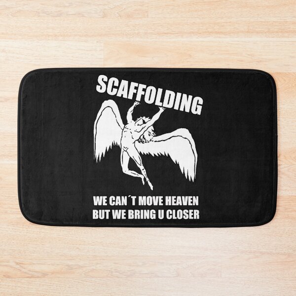 Item preview, Scaffolders can not move heaven; designed and sold by StickerApe.