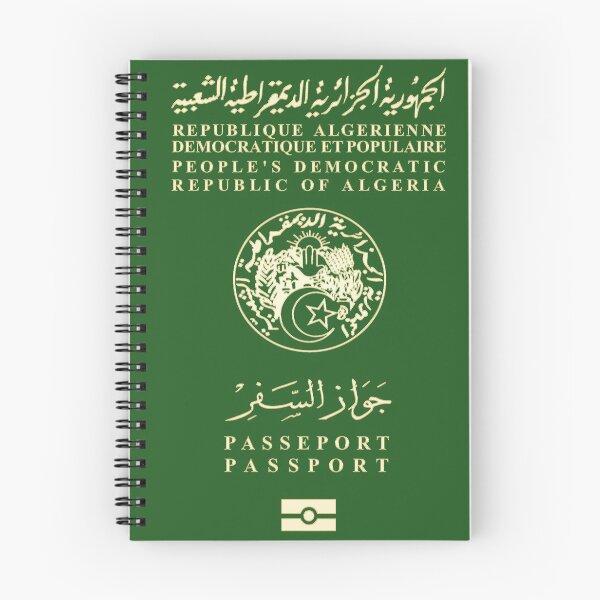 Artikelvorschau, AlgerianPassport Tshirt entworfen und verkauft von WeeTee.