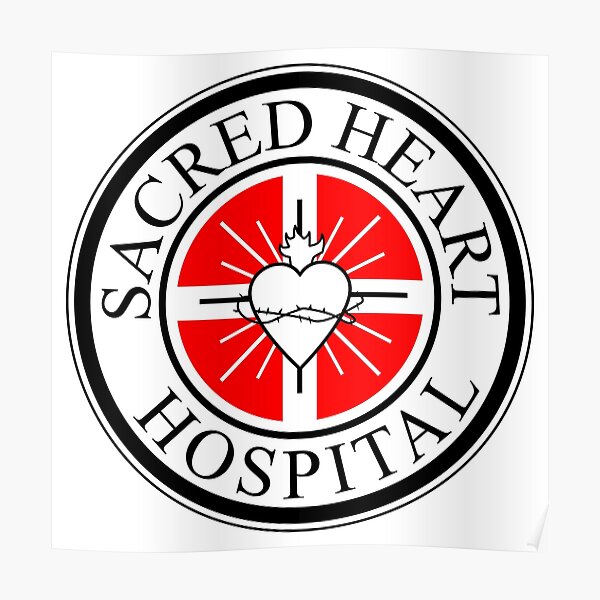 “Sacred Heart - Scrubs” Poster by ArtShots | Redbubble
