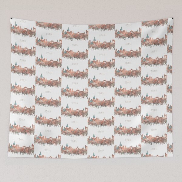 Item preview, Sevilla, Sevilla skyline, Sevilla art designed and sold by Rosaliartbook.