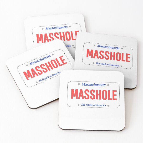 Item preview, Masshole License Plate designed and sold by Isabellepro.