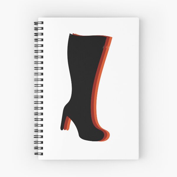 Item preview, black high heel boot designed and sold by graphicgal.