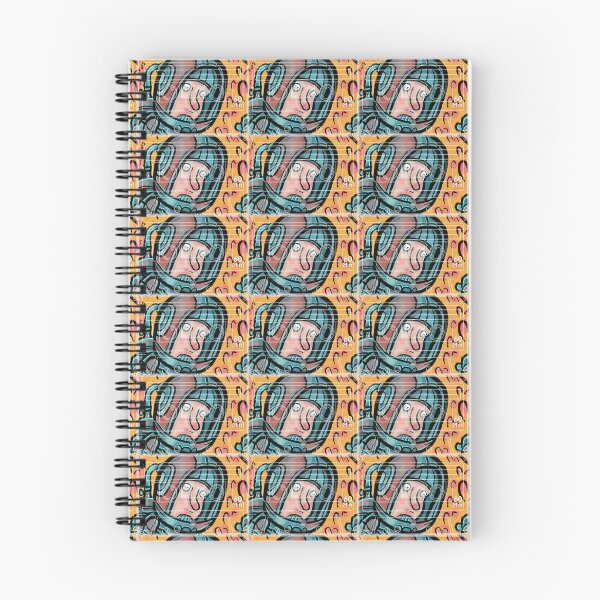 Item preview, Casete de cinta de pop-art astronauta designed and sold by Gammaraybots.