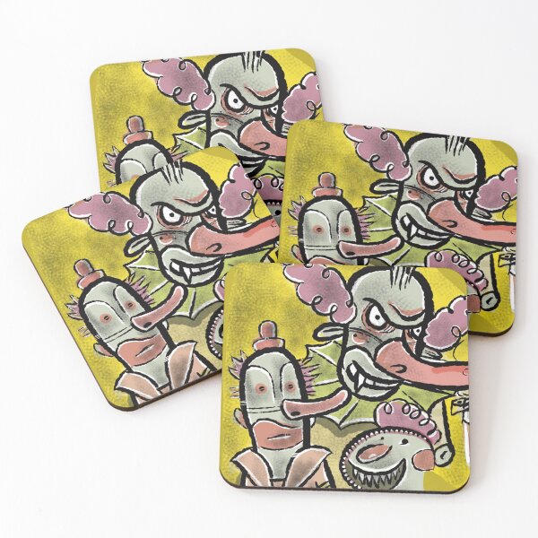 Item preview, three creepy clowns  designed and sold by Gammaraybots.