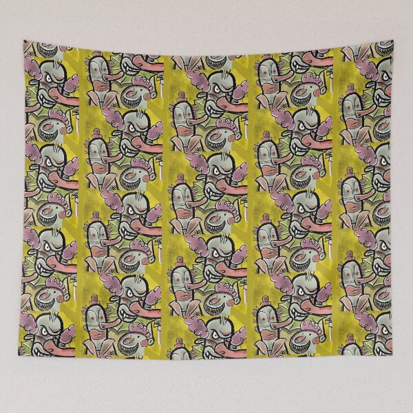 Item preview, three creepy clowns  designed and sold by Gammaraybots.