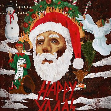Artwork thumbnail, Presentless - Parody Christmas Card by cleandemon